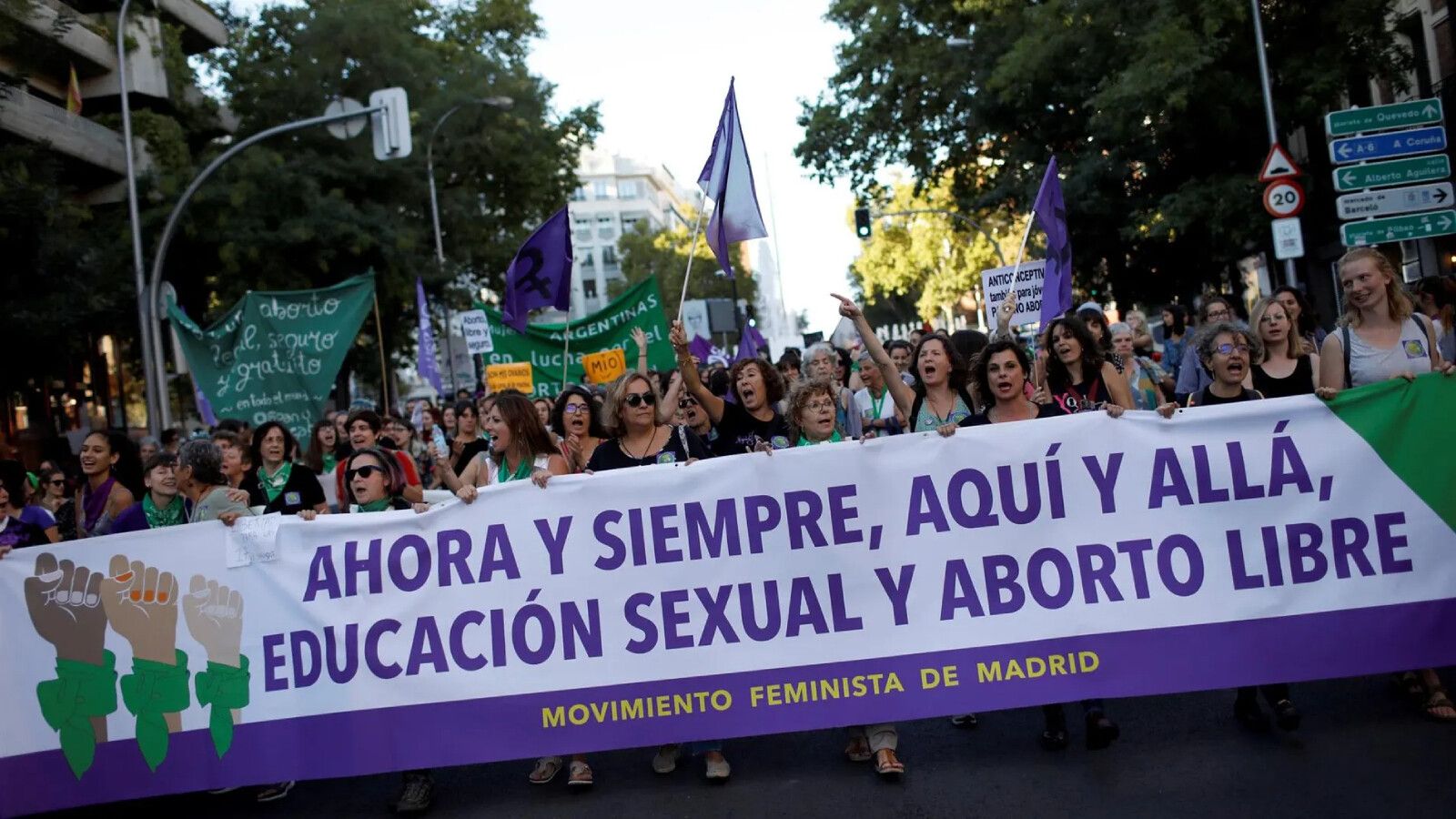 manifestacion favor ley aborto